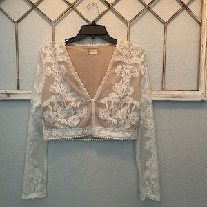 ALTAR’D STATE CROP BLOUSE NWOT